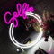 Fespcj LED Neon Queen Farbige Lichter hell und weich Kinderzimmer Mädchen Geschenke Schlafsaal Bar Shop Café Salon Büro Lounge für kontrollierte Beleuchtung，einstellbarer Lichtstärkeregler
