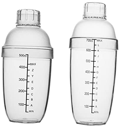 Milisten Drink Mix 1 Set Graduated Shaker Cup Garnish Picks for Cocktails Tea Pot Glass Old Fashioned Mixing Glass Transparent Cocktail Shaker Milk Tea Shake Cup Hand Crank Pc Resin Suite