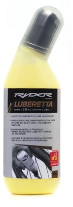 RYDER Kettenschmiermittel mit 125ml Kettenschmierwachs für Fahrräder, geeignet für Straße und Gelände, 156 Gramm