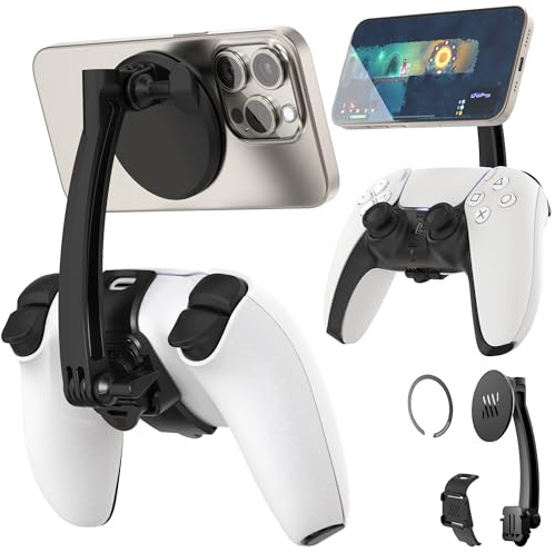 Mechanism Phone Mount Controller Bundle for PlayStation DualSense Controller | Easily Mount Any iPhone or Android Device Using Our Ultra Secure Phone Mount