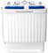 HOMFME Twin Tub Washing Machine, 8KG Portable Washer and Spin Dryer Combo with Timing Function & Drain Hose, Compact Laundry Wash Machine Mini Washers for Home Dorms Apartment RVs