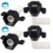 Ensemble de connecteur droit et adaptateur coudé pivotant, raccords de pompe à eau pour camping-car, avec ruban d'étanchéité fileté, compatible avec les pompes à eau (B)