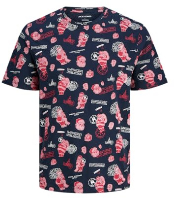 JACK & JONES Jjxmas AOP Tee Ss Crew Neck