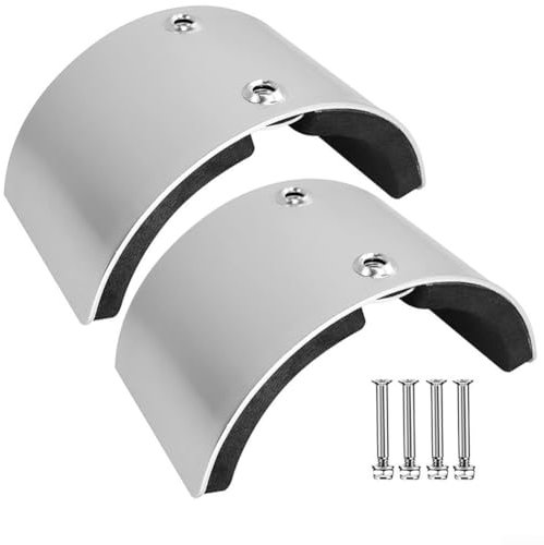 Niceminiwall Aluminium-Legierung Trockenbau Überkopf gebogene Platte Ersatzteile 2 Stück – Metall Stelzen gebogene Platte Stelzen-Zubehör-Set geeignet für verschiedene Stelzen