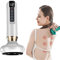 Handheld Cellulite Massagegerät, Schröpfgerät zur Reinigung der Meridiane mit 8 MassageköPfen, KöRpermassagegerät mit 12 Geschwindigkeiten Geeignet für Bauch, Taille, Arme, Beine, Gesäß (Weiß)