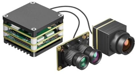 drone， Compatible for HS Airforce Al VisionCube DT Racing FPV Drone Camera System, Thermal Dual Camera & AI Tracking Guidance Module Kit