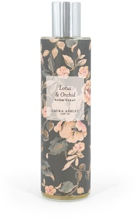 Laura Ashley Raumspray Lotus & Orchid | Premium Raumduft für sofortige Frische | Edler Lufterfrischer – 100ml