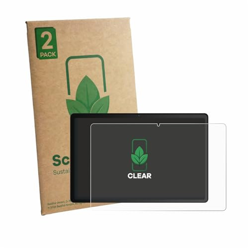 ScreenLeaf 2 Stück Schutzfolie für Whitedeer WHTG1301 10.1 [nachhaltiger Displayschutz, Folie, transparent, kratzfest]