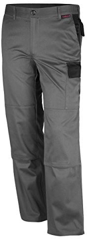 QUALITEX HIGH QUALITY WORKWEAR Arbeitshose Bundhose Mischgewebe 300 Arbeitshose zweifarbig grau-schwarz 46