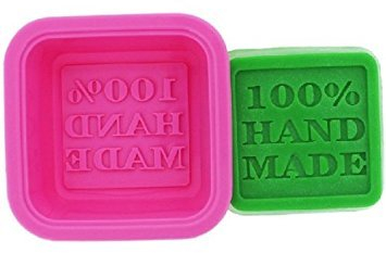 Allforhome (TM) Square Silicone Oven 100% Handmade Soap Mould DIY Soap Molds (1-Pack)