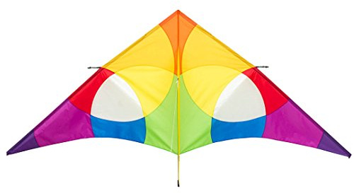 HQ Design - Delta XL ab 2m Flugdrachen Einleiner für Kinder und Erwachsene Drachen zum steigen Lassen wenig Wind, mit oder ohne Polyesterschnur, ab 1 Bft.
