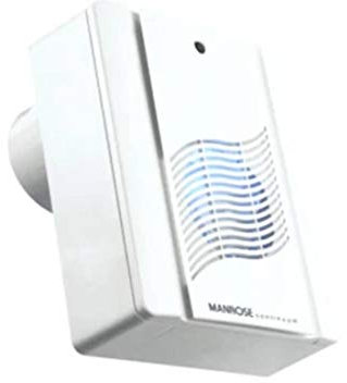 Manrose 4 CRCHTP Continuous Extractor Bathroom Fan Pull Cord, Humidity & Timer