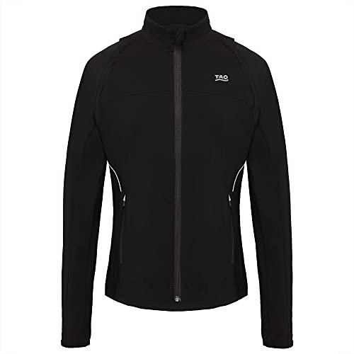 TAO. Einfach Laufen. Damen Laufjacke mit abnehmbaren Ärmeln | Nachhaltig & fair BEGA Black 40