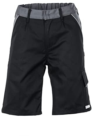 Planam 2714060 Highline Shorts, Schwarz/Schiefer/Zink, Größe XXL