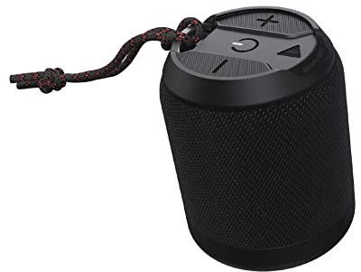 Braven BRV-MINI Rugged IPX7 Waterproof Bluetooth Speaker with Wireless Stereo Pairing and Boosted Bass - Black