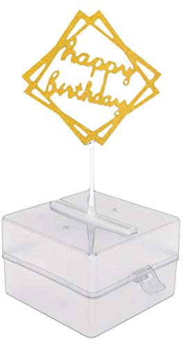 AMhomely® Kuchen Zubehör Geldautomat/Geburtstagsfeier Kuchen Geschenkbox - Kuchen ATM Alles Gute zum Geburtstag Cake Topper Money Box Lustiger Kuchen ATM Alles Gute zum Geburtstag (Weiß)