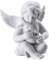 Arzberg Engel mit Hase Weiss Matt 10,5 cm