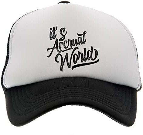 Enigmae Accounting Pun Baseball Kappe Hut Kinder Jungen Mädchen Schaum Vorne Mesh Zurück Schwarz Cap Foam Front Mesh Back