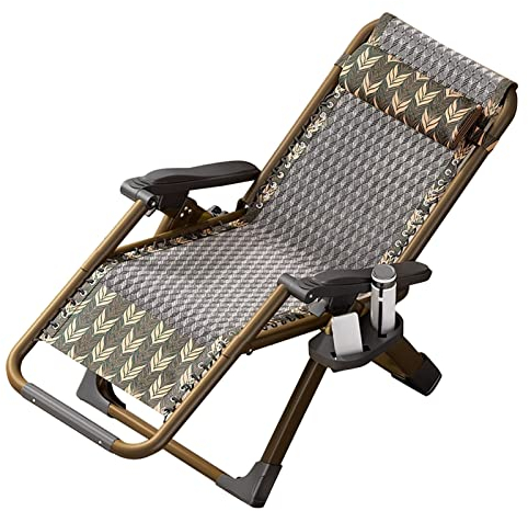 SXBHDM Liegestuhl Gartenliege Sonnenliege Extrabreit Liegestühle Verstellbar Saunaliege Faltbar Relaxliege Saunaliege, Relaxsessel für Terrassen, Terrassen, Gärten, Camping