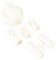 sparefixd for Samsung Cooker Oven White Control Knob Knobs x 4