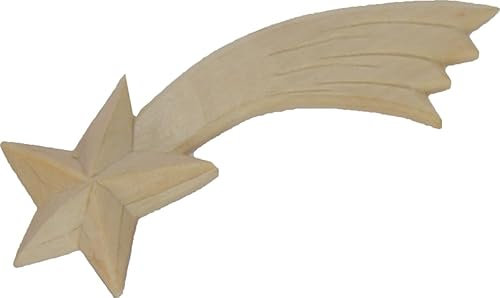 FADEDA Komet, Holz/Höhe:10 cm/handbemalt/detailgetreue Krippen Figuren - Weihnachten Tisch Dekoration Krippe Zubehör