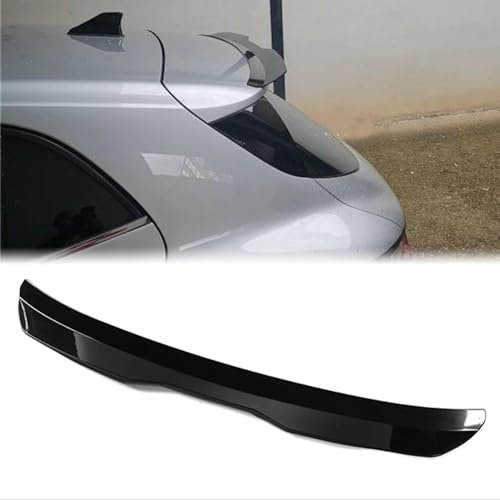 XZFFU Heckspoiler Hinten Dach Spoiler Für Renault Megane 4 IV GT Sport Tourer 2016-2022, ABS-Kunststoff, Glänzendes Schwarz