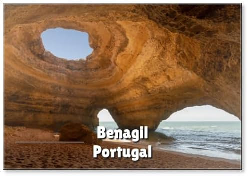 Kühlschrankmagnet Portugal-Algarve Benagil Meereshöhle