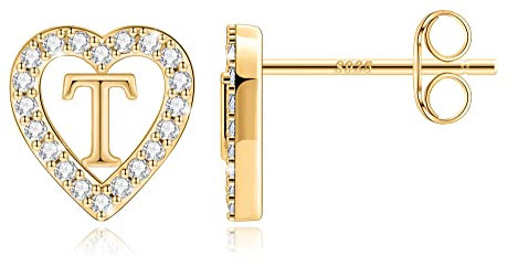 TINGN Ohrringe für Mädchen Ohrstecker - Geschenke für Mädchen Ohrringe Teenager Mädchen Geschenke für Mädchen 12 Jahre Buchstaben Ohrringe für Mädchen Ohrringe Damen Geschenke für Teenager Mädchen