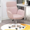 Generic Stühle,Moderne Technologie Stoff Computer Stuhl Mit Mid-Back Gepolsterten Drehstuhl Höhenverstellbare Stuhl Make-Up Stühle Schmetterling Stühle/Rosa/56 * 45 * 50Cm