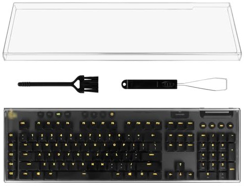 Geekria Tastatur-Staubschutz, klare Acryl-Tastaturabdeckung, kompatibel mit Logitech G915 / Logitech G915 X Lightspeed/Logitech G815