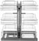 VEVOR Min 15W Opening Blind Corner Pull Out Organizer, 3 Tier 6 Shelf Kitchen Cabinet Organizer, Chrome Carbon Steel Storage Basket, Slide Out Storage Organizer, Left & Right Open Compatible