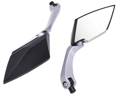 WWSADE 360°Drehbarer Lenkerendenspiegel Motorradspiegel Motorrad CNC Rückspiegel Aluminium Für Ya&ma&ha Für MT09 MT10 MT 07 FZ07 Lenkerendenspiegel