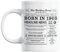 Gift Island 60th Birthday Gifts Mug for Women & Men | Born in 1965 Birthday Gifts & 60th Mug | Gift for Mum & dad, Uncle & Auntie, Friends & Neighbours | Gift for Sixty Years Old | 11oz Coffe Mug