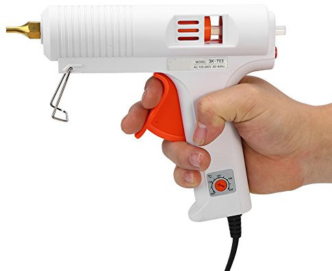 BigKing Pistola per Colla a Caldo Con Temperatura Regolabile a Temperatura Costante Da 110 W, Riscaldamento Rapido Professionale per Fai Da Te Artigianale (100℃-220℃)