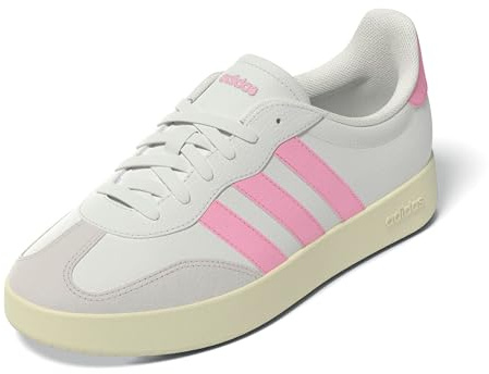 adidas Damen BARREDA Shoes, core White/Bliss pink/Orbit Grey, 39 1/3 EU