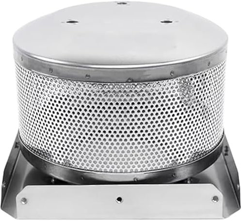 Radiateur pyramidal à 4 côtés, écran émetteur et base en acier inoxydable, pièces de rechange pour chauffe-terrasse pyramidaux à 4 côtés, pour chauffe-tubes en verre carrés (10 cm)