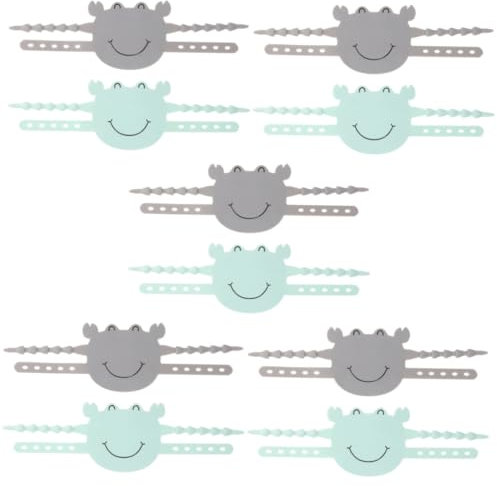 Vaguelly 5 Ensembles Couvercle De Verrou De Porte Silencieux Protection Rembourrée pour Porte De Chambre Pincements De Doigts Accessoire pour Crèches Écoles Et Bureaux 2 Pièces * 5