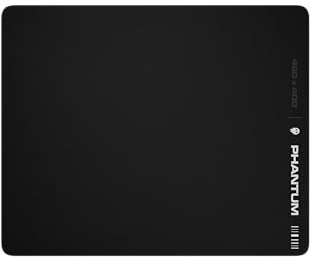 Phantum Gamma - Tapis de Souris Gaming XL 490x400 mm - Surface en Microfibre Hydrophobe Haute Performance - Base Caoutchouc Antidérapante - Soft Speed & Contrôle Précis (Dark)