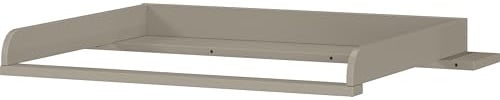 Germania Wickelaufsatz 7032-186 GW-Tomino, in Steingrau, passend zur Kommode 7030, GS-Zertifiziert, 105 x 10 x 77 cm (BxHxT)