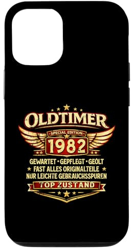 Hülle für iPhone 12/12 Pro 44. Geburtstag Geschenk Mann Frau Vintage Oldtimer 1982
