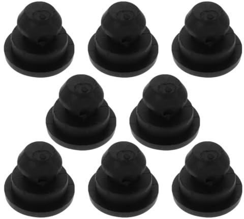 Rubber Feet Black 8pcs Non Slip for Cookers and Slow Cookers | Replaceable Legs for Kitchen Appliances, Pressure Cooker Use, Heat Insulation, Easy Cleaning, Shape Retention