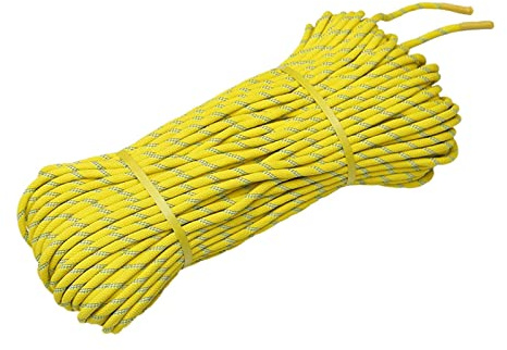 SheerFaring Corda di Salvataggio Galleggiante Riflettente Antiscivolo con Bracciale da Lancio Accessorio per Pesca Nuoto Acquatica Adatta per Kayak