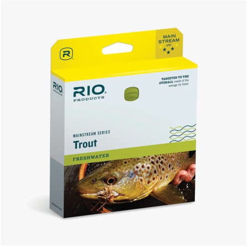 RIO PRODUCTS Unisex-Erwachsene Fliegenschnur Mainstream Typ 3 Full Sinking Line Wf7S3, braun, 7 Weight