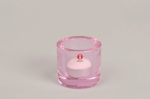 iittala Kivi KIVI Leuchter 6 cm - - feinrosa | Designklassiker aus Finnland, stimmungsvolles Kerzenlicht, finnische Handwerkskunst, Farbvariante nicht mehr in Produktion