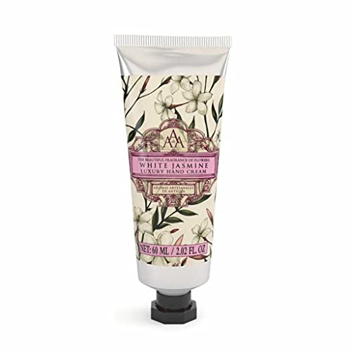 Aromas Artisanales De Antigua Handcreme, blumiger weißer Jasmin, 60 ml