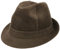 Lipodo Molinar Cordhut braun Herren - Herrenhut aus Baumwolle - Hut Größe 57 cm - Trilby aus Cord - Stoffhut mit Ripsband und Innenfutter - Kordhut Sommer/Winter