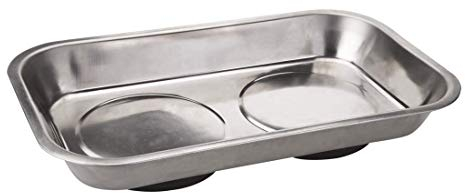 11-614 VASCHETTA MAGNETICA VASSOIO CALAMITATO 24x14cm INOX - doppia calamita