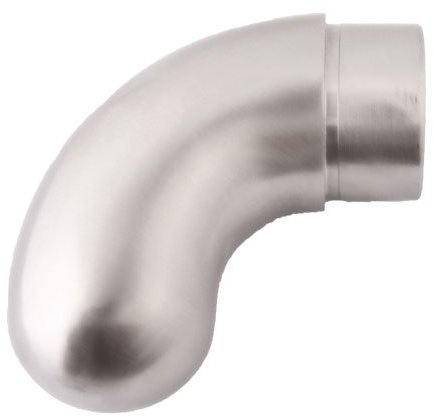 Edelstahl Handlauf Endstück für Rohr 42,4/2,0 mm abgerundet, V2A (S014390)
