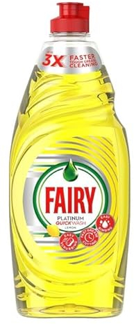 Fairy Platinum detersivo per piatti, limone, 625 ml