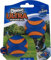 ChuckIt! Ultra Quietscher Hundeball, langlebiges schwimmendes Hundespielzeug aus Gummi mit hoher Sprungkraft, kompatibel mit kleinen Werfern, blau und orange, klein, 2 Stück